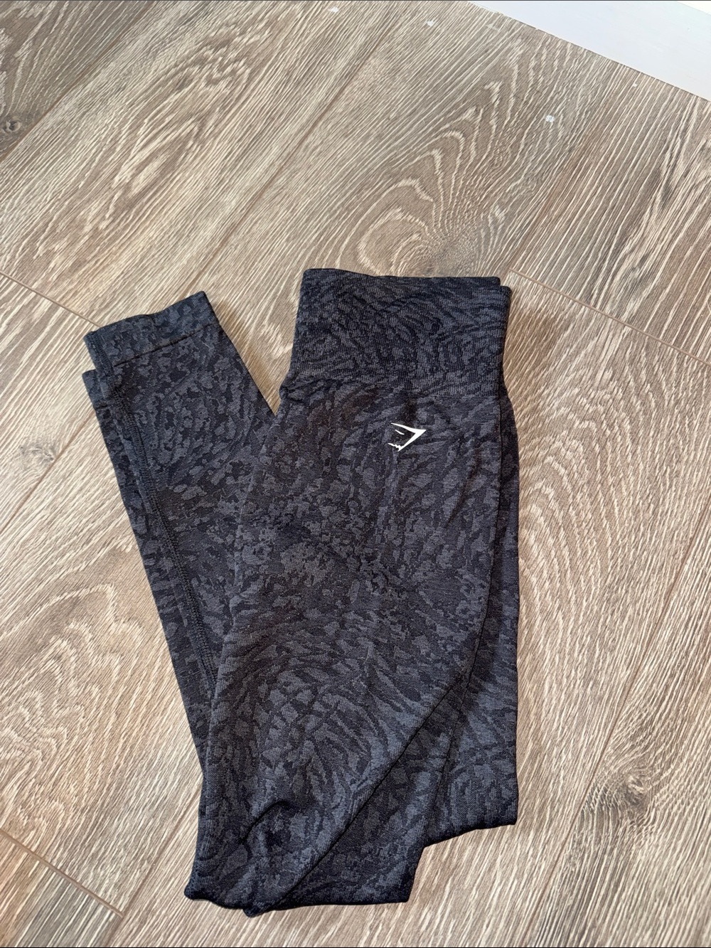 Gymshark Women’s Charcoal Animal-Print Leggings